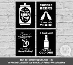 However, the flavor and brands are completely up to you! Beer Themed Birthday Printable Signs Digital Liquor Theme Etsy