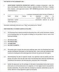 Here is what's in the contract for employment: Free 11 Financial Confidentiality Agreement Templates In Pdf Ms Word Google Docs Pages