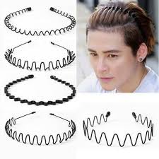 Xingzhe metal hair bands for men women's headbands, unisex black wavy spring sports headband for men's hair band hoop clips women accessories simple elastic non slip wide headwear bandeau outdoors. Women Cool Hair Band Metal Men S Sports Wave Headband Women Hairband Black Accessories Clothing Shoes Accessories Vishawatch Com