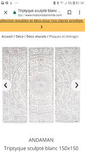 Maison Du Monde Andaman Parement Mural Deco Murale Mobilier De Salon