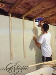 How To Hang A Pegboard Without Drilling Into Cinder Block Basement Craft Rooms Finishing Basement Basement Makeover