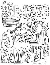Growth mindset has become such a buzzword, hasn't it? Mindset Coloring Pages