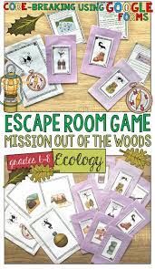 A Fun Ecology Ecosystems Review Game Your Students Imagine That They Have Found Themselves Lost In The Wilderness Without Escape Room Ecology Escape Room Game