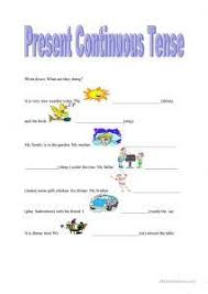 Resume Useful Worksheets Present Continuous Tense With Present Continuous Tense Worksheet Free Esl Printable Worksheets Of Worksheets Present Continuous Angliya