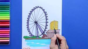 How To Draw The London Eye - Youtube