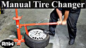 How To Use A Manual Tire Changer Harbor Freight Youtube