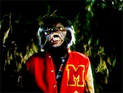 It was also critically it launched michael jackson into superstardom, and the artist—and the music industry—were never the same again. Werewolf Gifs Michael Jackson S Thriller 1983