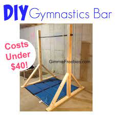 How To Make A Gymnastic Practice Mini Bar At Home Under 40 Diy Gymnastics Bar Gymnastics Bar Diy Gymnastics Equipment