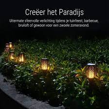 solar tuinverlichting led vlam effect fakkels 2 stuks solar tuinverlichting zonneverlichting solar