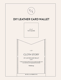 Soon there will be rfid tag… Diy Leather Card Wallet With Free Printable Pattern Clothstory Com Classic Minimalist Leather Card Wallet Diy Card Wallet Diy Leather Card Wallet