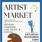 November Artist Market event in Decatur, GA