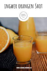 ingwer shot mit orange und kurkuma vanille zimt food blog rezept ingwer shot ingwer drink ingwer