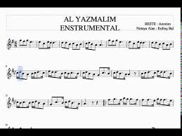 2 selvi boylum al yazmalı melodika sözleri. Al Yazmalim Solfej Youtube