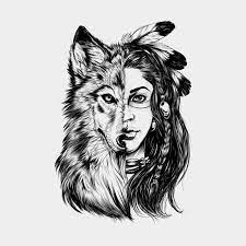 Girl Wolf In 2021 Wolf Tattoo Sleeve Wolf Tattoos For Women Wolf Tattoo Design