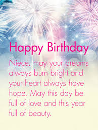 Your Heart Always Have Hope Happy Birthday Wishes Card For Niece Birthday Greeting Cards By Davia Happy Birthday Wishes Cards Happy Birthday Niece Niece Birthday Wishes