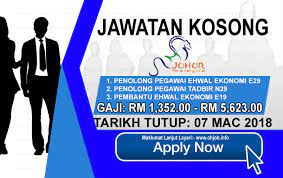 Untuk pengetahuan semua, iklan kerja kosong ini hanya valid atau sah pada tarikh yang dipaparkan. Jawatan Kosong Tourism Johor 07 Mac 2018 Jawatan Kosong Kerajaan Swasta Terkini Malaysia 2021 2022