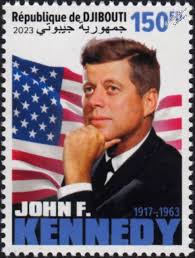 JFK: USA PRESIDENT JOHN F. KENNEDY & Jackie/Jacqueline/Presidential Seal  Stamp £1.72