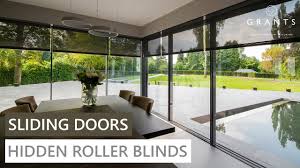 Sliding glass doors are a great feature for any home. Sliding Doors With Hidden Roller Blinds Youtube