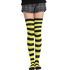 It doesn't matter what you create if you have no fun. Womens Long Striped Socks Girls Over Knee Thigh High Rainbow Crazy Funny Cute Cosplay Party Stockings Buy Online In Aruba At Aruba Desertcart Com Productid 118732358
