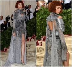 Zendaya feauturing joan of arc at the met gala 2018. Zendaya Coleman In Atelier Versace 2018 Met Gala Fashionsizzle