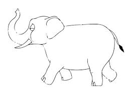 Besonderes gut kann man auf dieser malvorlage die stoßzähne und den langen. Malvorlage 07b Elefant Ausmalbild 11569 Nascita