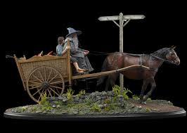 The fellowship of the ring. Weta Workshop Gandalf Frodo Masters Collection
