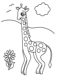 Here's a set of free printable alphabet letter images for you to download and print. Drawing Giraffe 7233 Animals Printable Coloring Pages