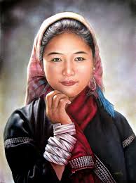 Artist : Than Tun -Pastel Color Powder Series -22"x30" Year :