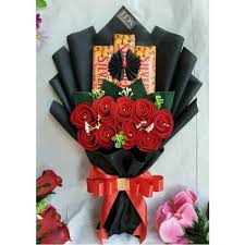 Mungkin di next video aku akan share alat & bahan untuk membuat bunganya.thank you. Buket Bouquet Bucket Bunga Dan Snack Coklat Silverqueen Cantik Romantis Shopee Indonesia