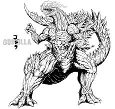 We have 10 cute designs for you to choose from. Godzilla Coloring Pages Print Monster For Free