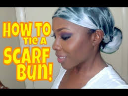 How to Tie Your Scarf in a False Bun