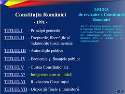 3 teritoriul (1) teritoriul romaniei este inalienabil. Ppt ConstituÅ£ia Romaniei 1991 Powerpoint Presentation Free Download Id 6140677