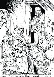 Pin By Joanna Lumanauw On Christmas Village Template Nativity Coloring Pages Nativity Coloring Christmas Coloring Pages