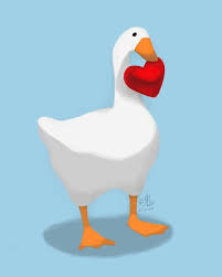 It S Gonna Steal Your Heart Untitled Goose Game Goose Drawing Goose Retro Gaming Art