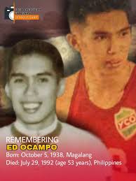 ➡️Edgardo Luciano Ocampo was a Filipino basketball player and coach.  ➡️Ocampo was born in Pampanga, Philippines,