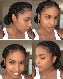 This style is created for combining a few different styles in one, and it does not look like there is something excess. N A T U R A L H A I R Natural Hair Styles Easy Protective Hairstyles For Natural Hair Natural Hair Styles For Black Women
