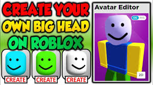 Want to start with something more unique. I Created My Own Bighead On Roblox For Free Youtube