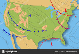 Weather Forecast Of Usa Meteorological Weather Map Of The