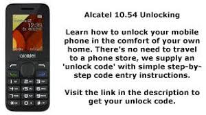 How to enter an unlock code in an alcatel: Unlock Alcatel 10 54 1054a 1054g 1054x Network Key Youtube