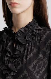 KOBI HALPERIN Landry Long Sleeve Leaf Print Dress