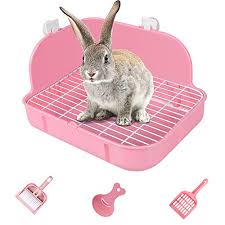 Getting a rat to wee in a litter tray is much harder, and we'll come back to this towards the end of the article. Kngkilqn Rabbit Small Litter Box Pink Bunny Small Litter Pan Animal Toilet Pet Toilet Tray For Guinea Pig Ferret Rat Rabbit Pricepulse
