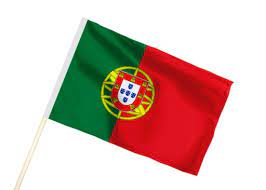 Na złączeniu pasów umieszczony jest herb portugalii. Portugalia Flaga 90x60 Flagi Portugalii Na Tunel 7586477212 Allegro Pl