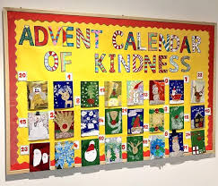 Mrs Ramsay Primary Teacher On Instagram The Advent Calendar Of Kindness 24 Days Of Christmas Primary School School Calendar Primary School Displays