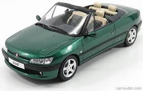 La 205 roland garros cabriolet è l'auto del nostro fotografo: Otto Mobile Ot583 Masstab 1 18 Peugeot 306 Cabriolet Roland Garros Pininfarina 1999 Grand Chelem Green Met