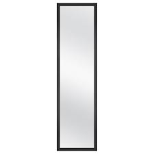 Small dresser with mirror is more stunning than large one, because we dont need apply too large dresser just to maximize your activity in make up yourself. Mainstays 13 Inch X 49 Inch Black Rectangle Door Mirror Walmart Com Walmart Com