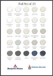 The best gray paint colours from the. Best Selling Benjamin Moore Sherwin Williams Colors Full Set Of 25 In 2021 Paint Colors Benjamin Moore Sherwin Williams Colors Best Gray Paint Color