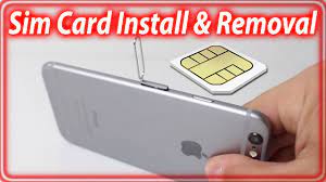 How to replace sim card. How To Insert Remove Sim Card From Iphone 6 And Iphone 6 Plus Youtube