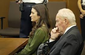 Lindsay Clancy watches jurors during deliberations at Plymouth Superior Court