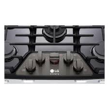 Jed3430gb jenn air cooktops mountain high appliance. Lg Lg Studio 30 In 5 Burners Black Stainless Steel Gas Cooktop Lowes Com Gas Cooktop Black Stainless Steel Cooktop