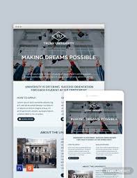 Free University Email Newsletter Template Psd Html5 L Word L Publisher L Pages Email Newsletter Template Design Email Newsletter Template Newsletter Templates